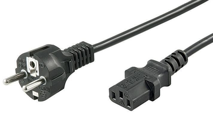 Microconnect Pe0204100 Power Cable Black 10 M Cee7/7 C13 Coupler (Power Cord Cee 7/7 - C13 10M - Black - H05VV-F3x1mm2 Cu Male-Female - Warranty: 300M)