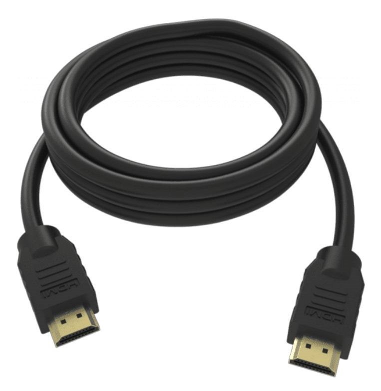 Vision Tc-0-5Mhdmi-Bl Hdmi Cable 0.5 M Hdmi Type A [Standard] Black (Vision Professional Installation-Grade Hdmi Cable - Lifetime Warranty - 4K - Hdmi Version 2.0 - Gold Plated Connectors - Ethernet -