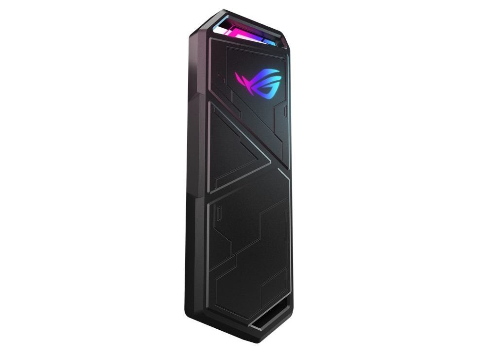 Asus Rog Strix Arion Lite SSD Enclosure Black M.2 (Asus Rog Strix Arion Lite M.2 NVMe SSD Caddy Usb 3.2 Gen2 Type-C Aluminium Thermal Pads RGB Lighting)