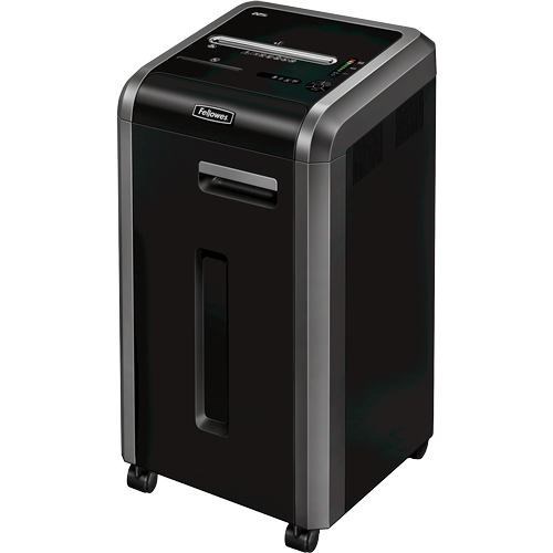 Fellowes Powershred Paper Shredder Strip Shredding 24 CM Black Silver (Fellowes 225I Strip Cut Shredder)