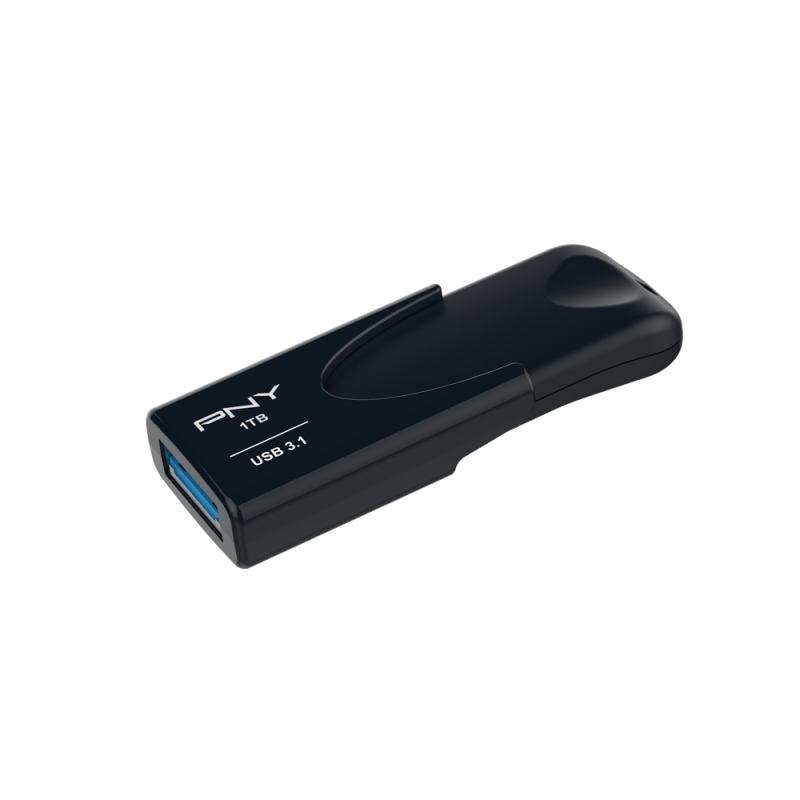 PNY Attaché 4 Usb Flash Drive 1 TB Usb Type-A 3.2 Gen 1 [3.1 Gen 1] Black (PNY Usb3.1 Attaché 4 1TB Black Retail)