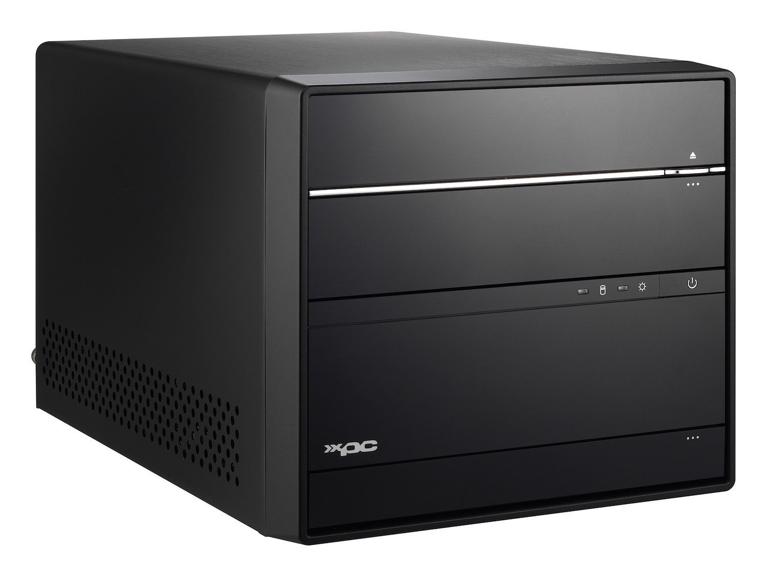 Shuttle XPC Cube Barebone SH570R6 - S1200 Intel H570 1X PCIe X16 1X PCIe X4 2X M.2 2xDP 1xHDMI 2X Lan 1X 5.25 2X 3.5 300W Psu (Shuttle Barebone SH570R6 Black S1200)