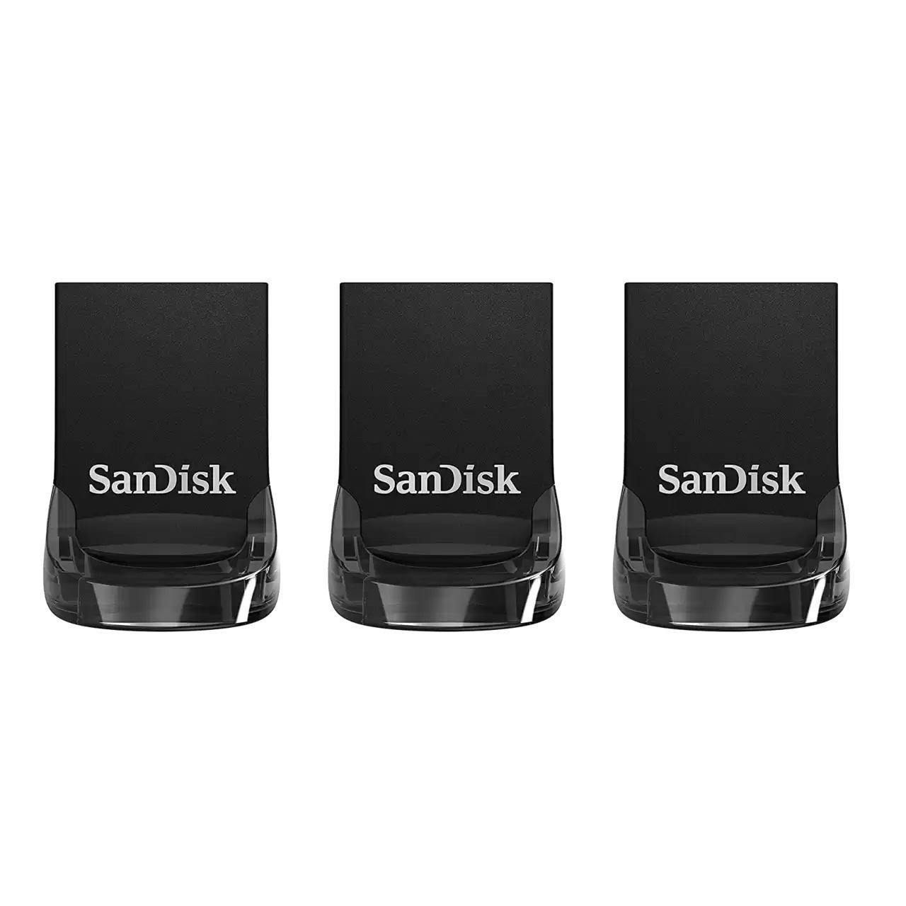 SanDisk Ultra Fit Usb Flash Drive 32 GB Usb Type-A 3.2 Gen 1 [3.1 Gen 1] Black (Sandisk Ultra Fit Usb 3.1 - Flash Drive 3-Pack 32GB)