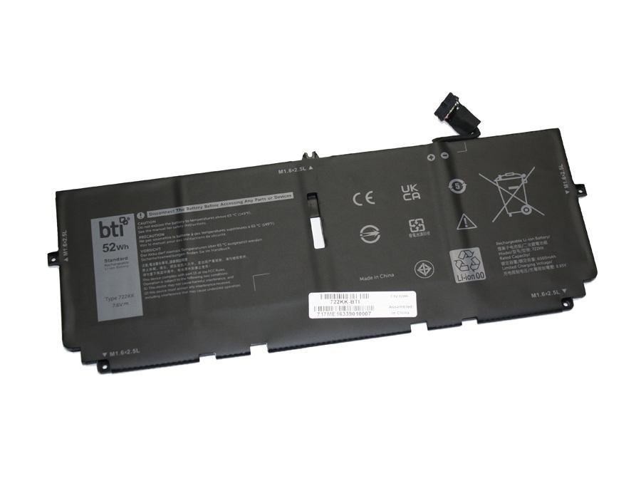 Bti 722KK- Notebook Spare Part Battery (Bti 4C Battery XPS 13 [9300] Oem: 722KK FP86V 2XXFW WN0N0)