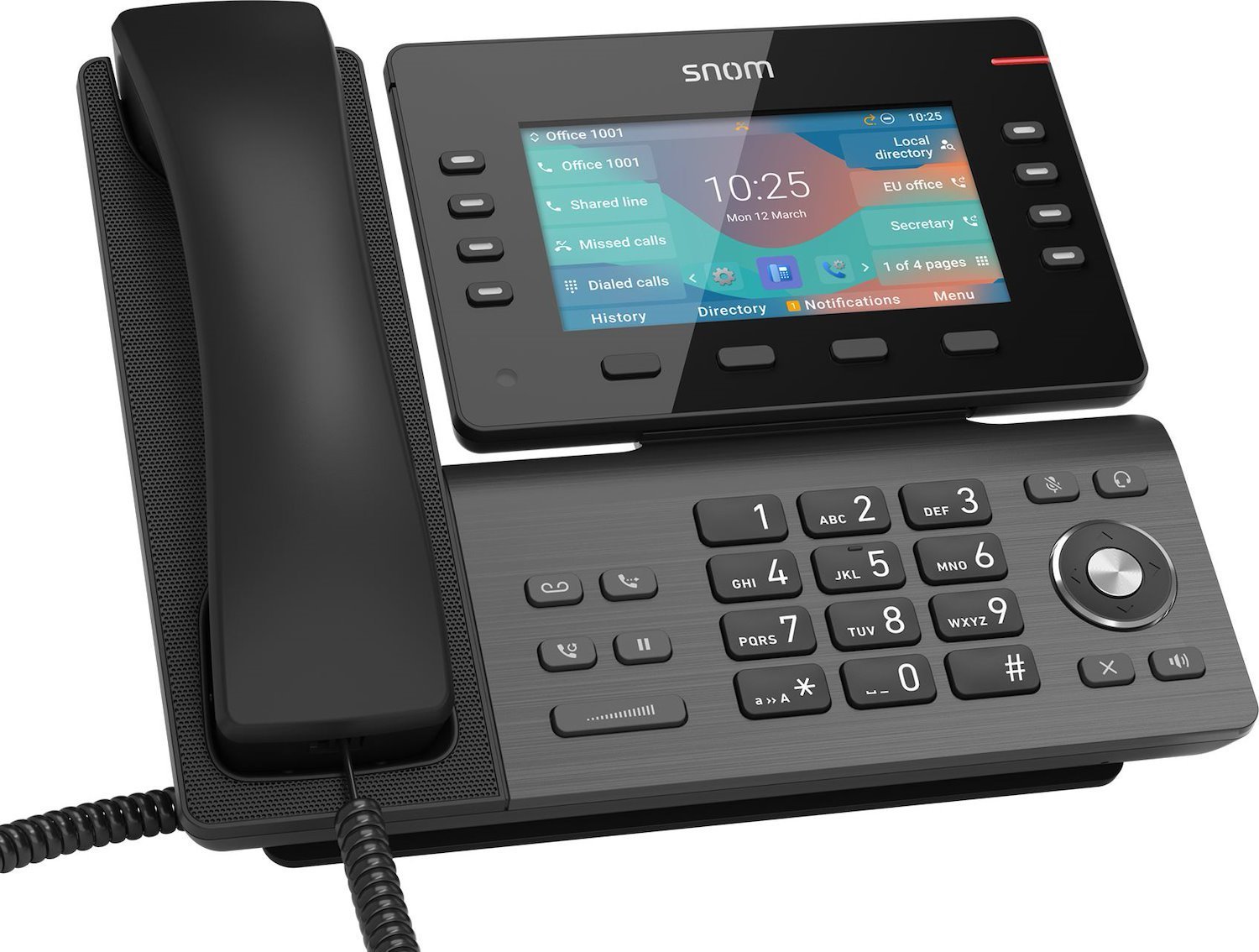 Snom D862 Ip Phone Black LCD (Snom D862 - D862 Desk Telephone)