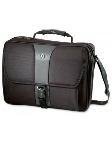 Wenger/SwissGear Legacy 43.2 CM [17] Briefcase Black (Wenger 17 Legacy Double Computer Case)