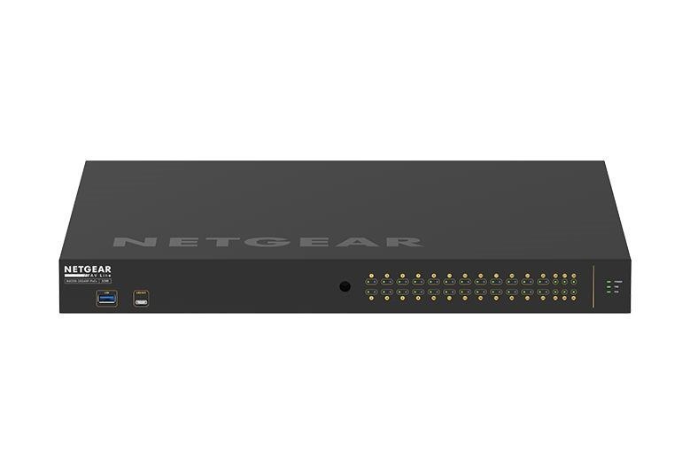 Netgear AV Line M4250 M4250-26G4XF-PoE+ 26 Ports Manageable Ethernet Switch - Gigabit Ethernet, 10 Gigabit Ethernet - 10/100/1000Base-T, 10GBase-X, 1000Base-X