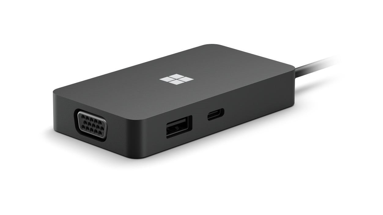 Microsoft SWV-00004 Notebook Dock/Port Replicator Usb 3.2 Gen 2 [3.1 Gen 2] Type-C Black (Usb-C Travel Hub Da/Fi/No/Sv - HDWR Black - Warranty: 12M)