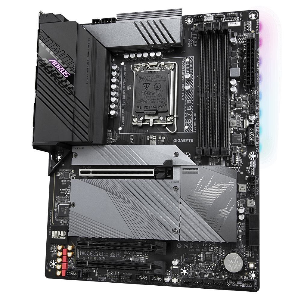 Gigabyte B760 Aorus Master DDR4 Motherboard Intel B760 Express Lga 1700 Atx (Aorus 1700 B760 Aorus Master DDR4)