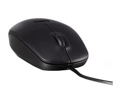 Dell Mouse - USB - Optical - 3 Button(s) - Matte Black