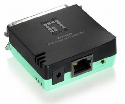 LevelOne Parallel Print Server (Print Server 1P1RJ45 LevelOne - Parallel Print Server Black - Green Activity Link Power Status Taiwan Ethernet Lan Ieee 802.3 Ieee - Warranty: 24M)