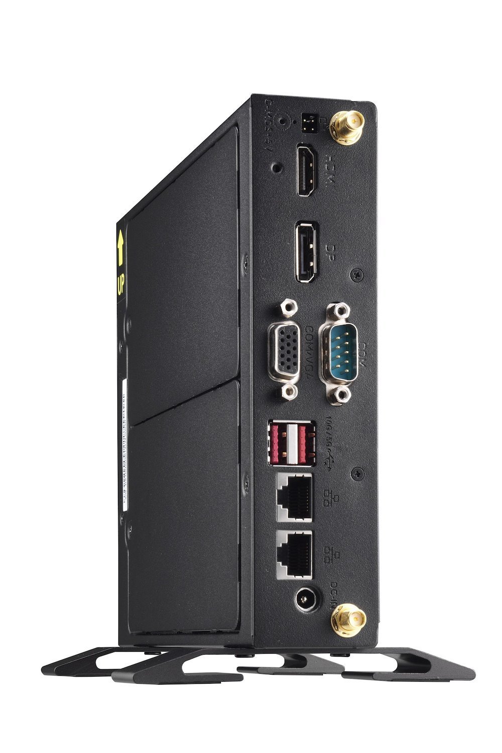 Shuttle XPC Slim Barebone Ds20u3v2 I3-10110U 2X Lan [1xGbit 1X 2.5Gbit] 1xCOM 1xHDMI 1xDP Fanless 24/7 Permanent Operation (Shuttle Barebone Ds20u3v2 Black [Core I3-10110U] Fanless 24-7 Ready W/