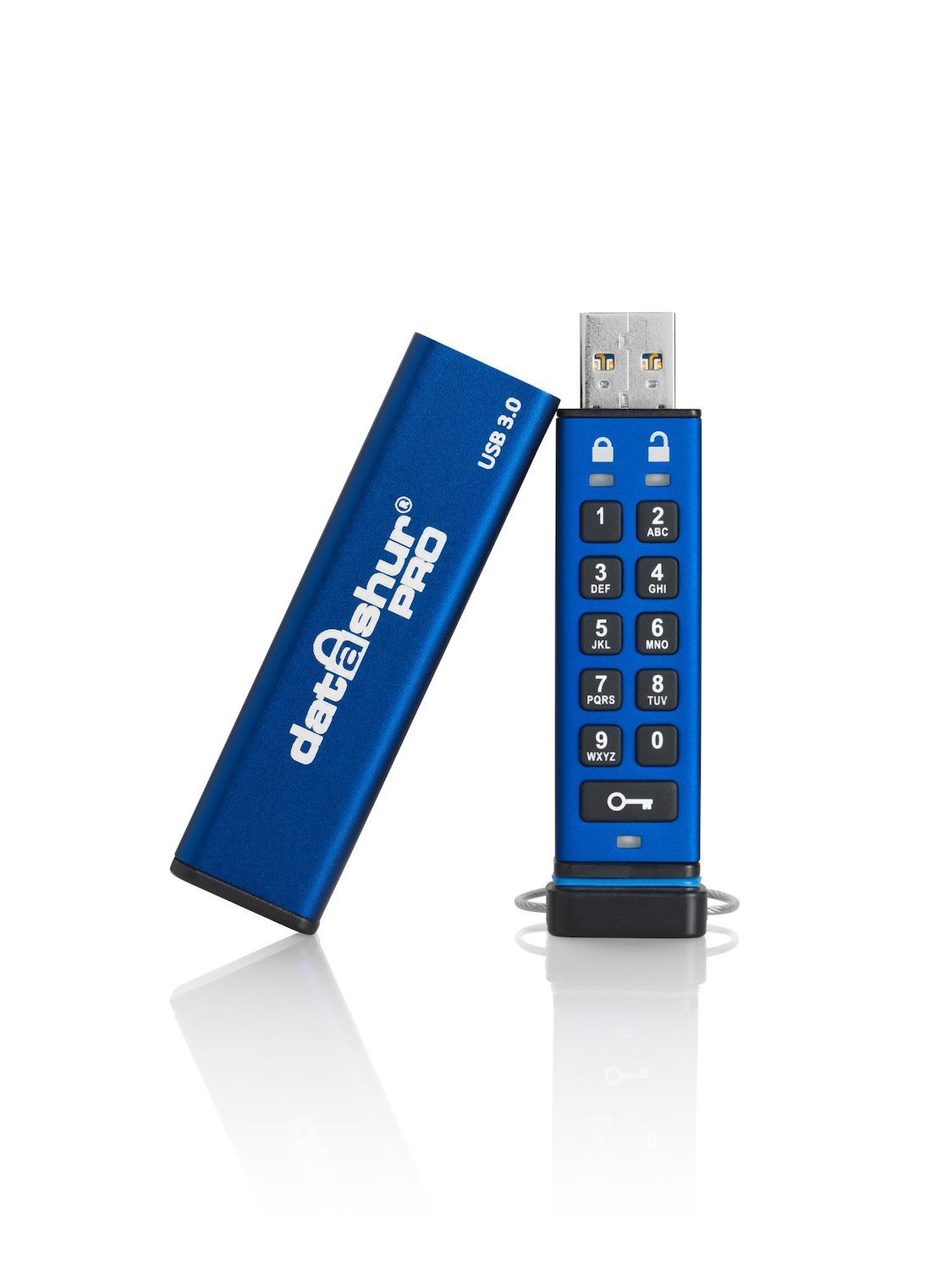 iStorage datAshur Pro 256-Bit 8GB Usb 3.0 Secure Encrypted Flash Drive Is-Fl-Da3-256-8 (datAshur Pro Usb3 256-Bit 8GB)