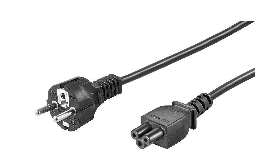 Microconnect 1.8M Cee 7/7 - C5 Black Cee7/7 C5 Coupler (Power Cord Cee 7/7 - C5 1.8M - Black - H05VV-F3x0.75mm2 Cu Male-Female - Warranty: 300M)