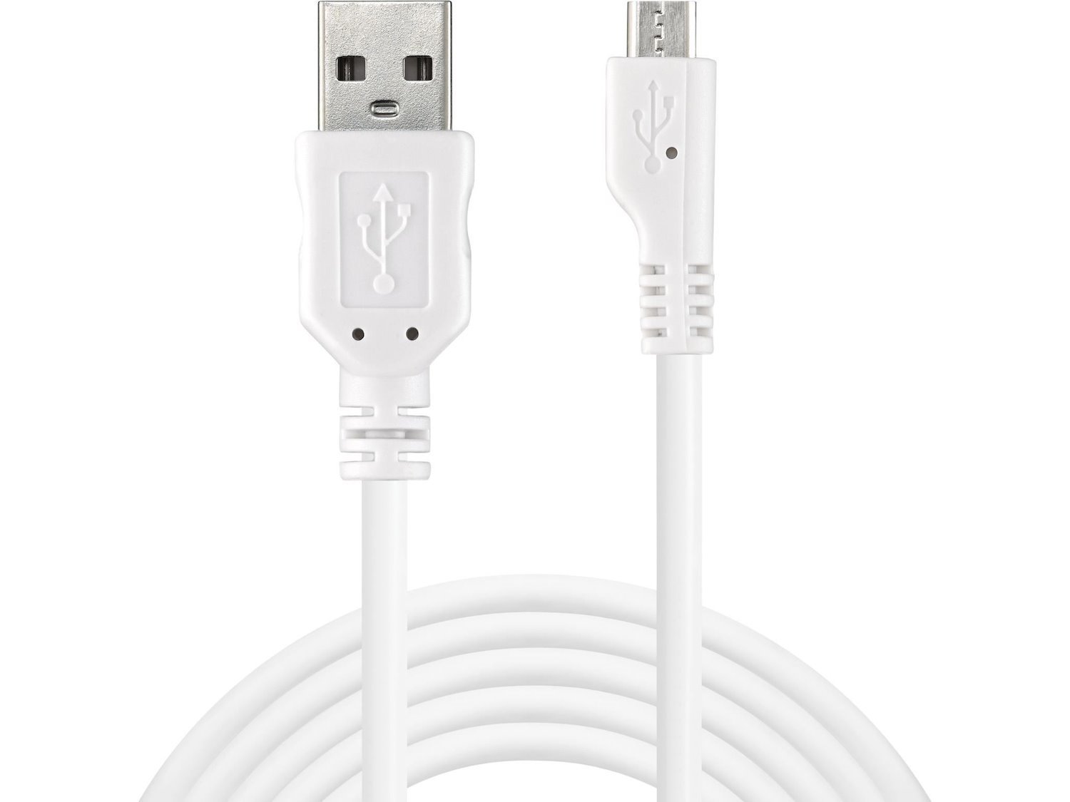 Sandberg MicroUSB Sync/Charge Cable 3M (MicroUSB Sync/Charge Cable 3M - MicroUSB Sync/Charge Cable - 3M 3 M Usb A Micro-USB B 2.0 Male/Male White - Warranty: 60M)