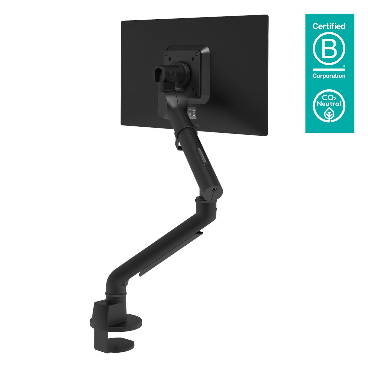 Dataflex Viewgo Pro 100.1 CM [39.4] Black Desk (Dataflex Viewgo Pro Black Single Monitor Arm [5Years Warranty])