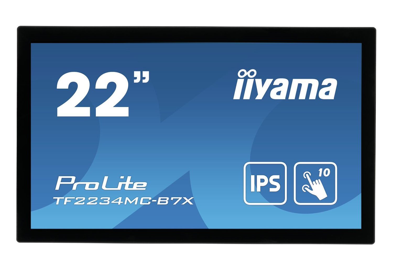 Iiyama ProLite TF2234MC-B7X Computer Monitor 54.6 CM [21.5] 1920 X 1080 Pixels Full HD Led Touchscreen Multi-User Black (TF2234MC-B7X 21.5In 1920X1080 - Ips Vga Hdmi Port 305CD)