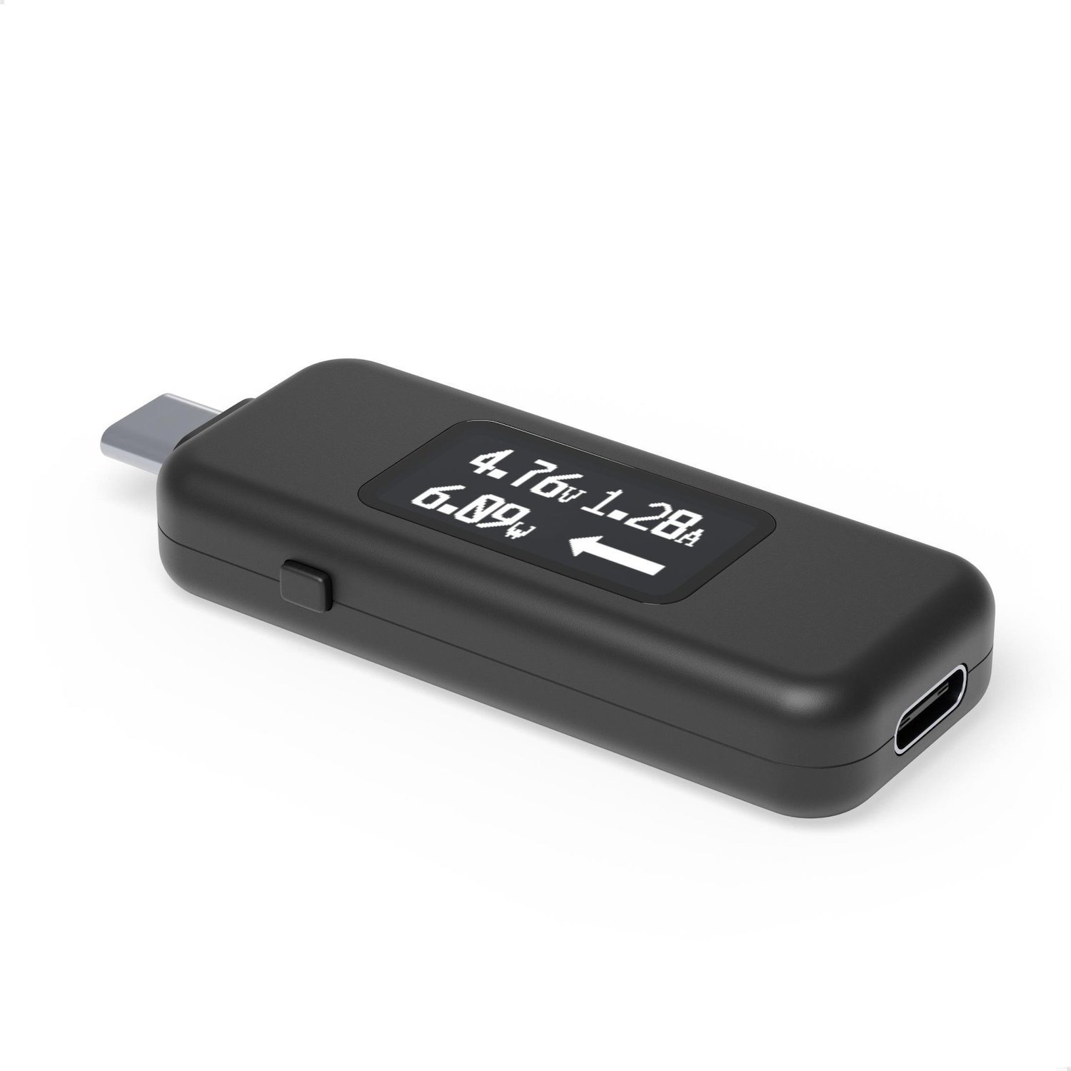 Plugable Technologies Usb C Power Meter Tester For Monitoring Usb-C Connections Up To 240W (Plugable Usb-C Power Meter Tester 240W)