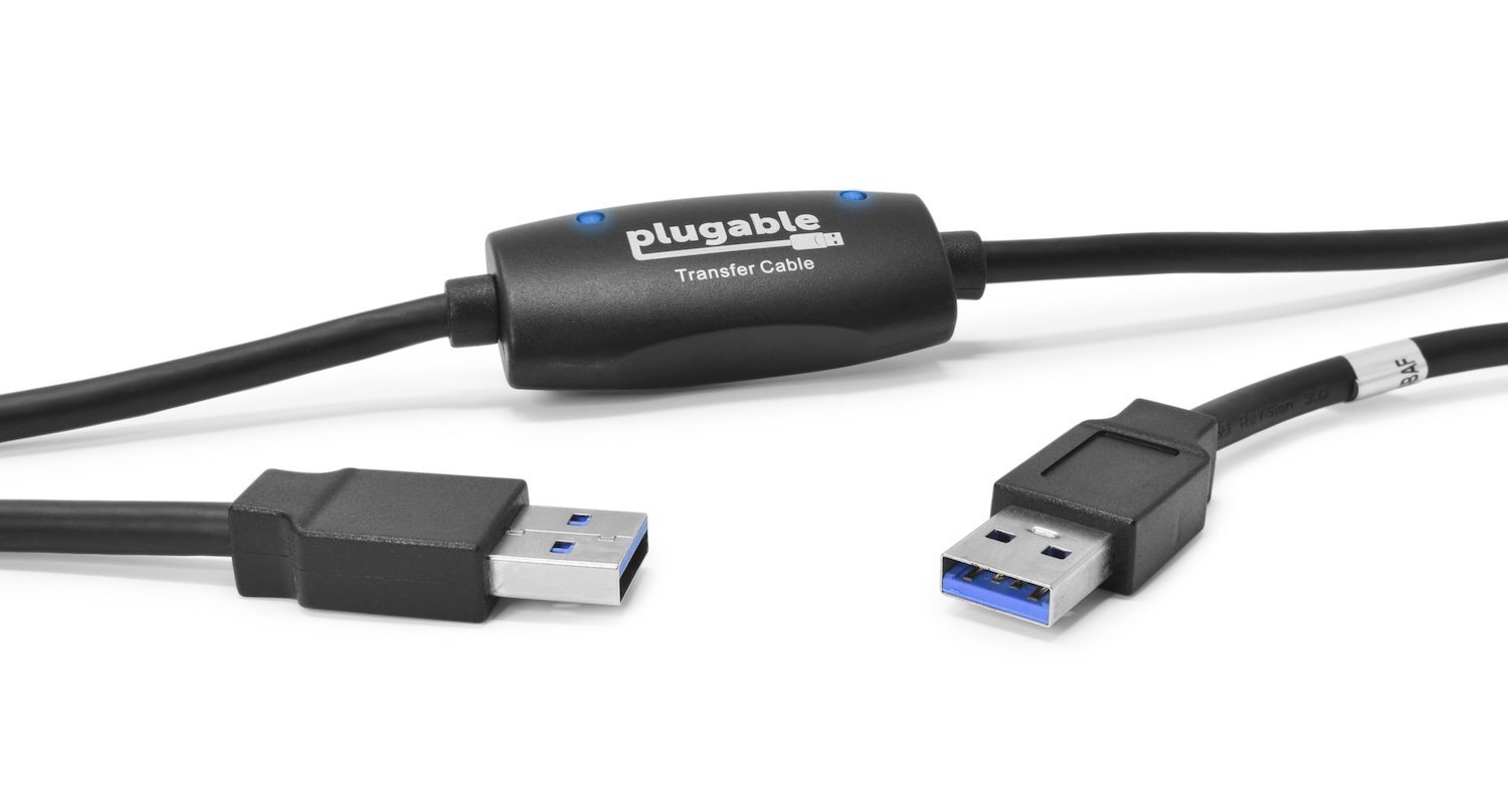 Plugable Technologies Usb 3.0 Transfer Cable Transfer Data Between 2 Windows PC's (Plugable Usb 3.0 Transfer Cable)