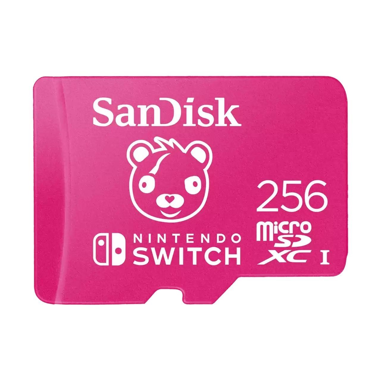 SanDisk Sdsqxao-256G-Gn6zg Memory Card 256 GB MicroSDXC Uhs-I (Nintendo Microsd Uhs I Card - 256GB Fortnite Edit. Cuddle Team)