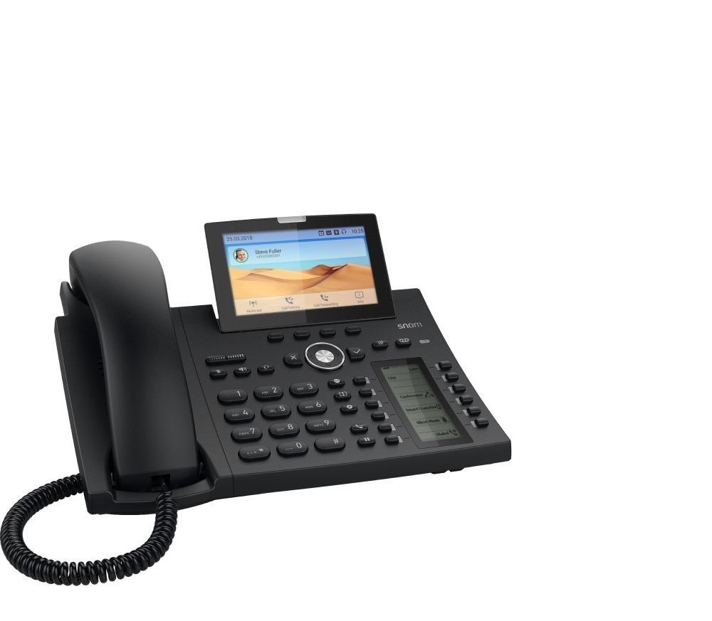 Snom D385N Ip Phone Black 12 Lines TFT (Snom D385N - Desk Telephone)