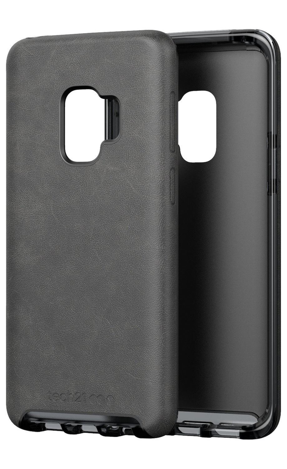 Tech21 Evo Luxe Mobile Phone Case Cover Black (Luxe S9 [Vegan Leather] Black)