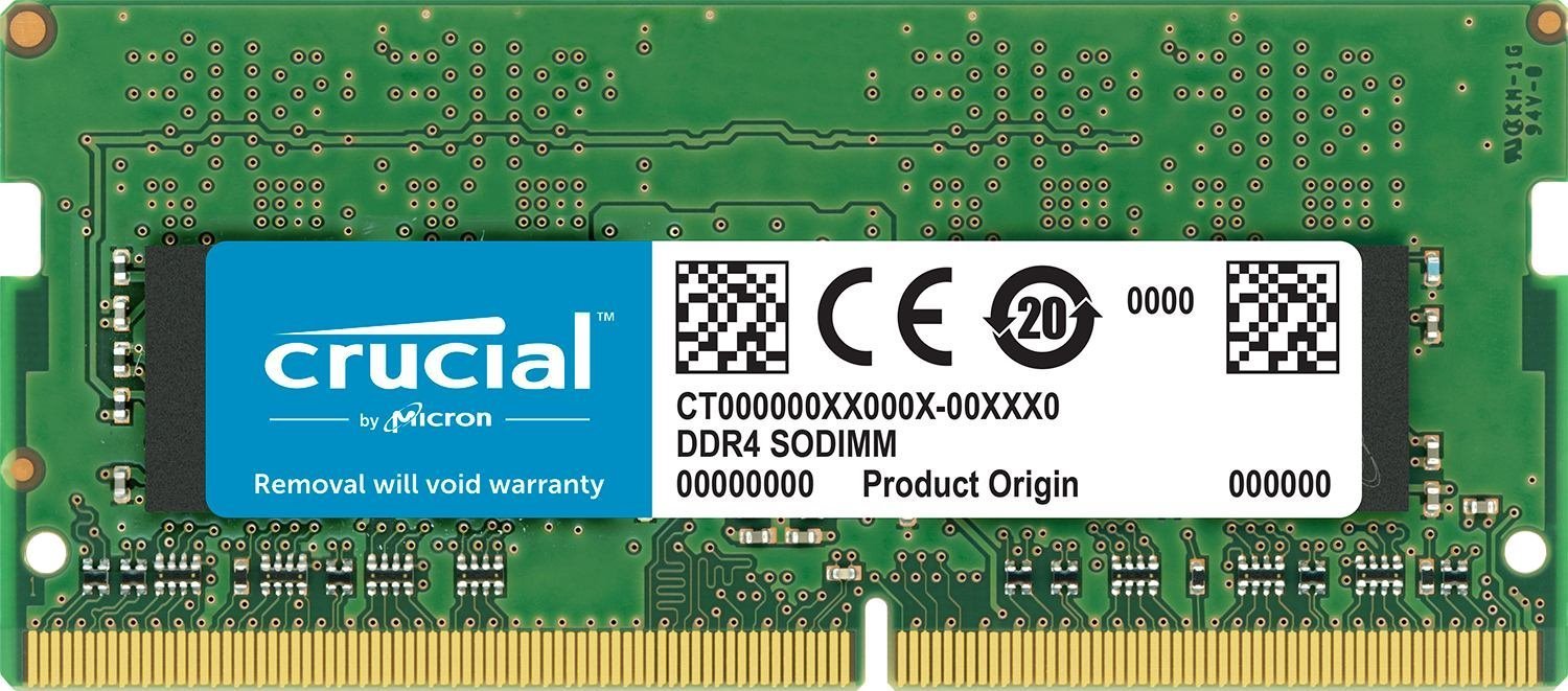 Crucial CT16G4S266M Memory Module 16 GB 1 X 16 GB DDR4 2666 MHz (16GB Crucial DDR4 PC4-21300 2666MHz CL17 1.2V Sodimm For Mac)