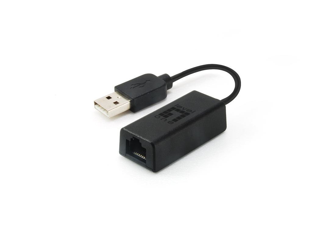 LevelOne Fast Ethernet Usb Network Adapter (LevelOne Usb Fast Ethernet Adapter- Provides An Internet Connection Through A Single Usb port-10/100Mbps Wire Speed Transmission And reception--Compact- Lig