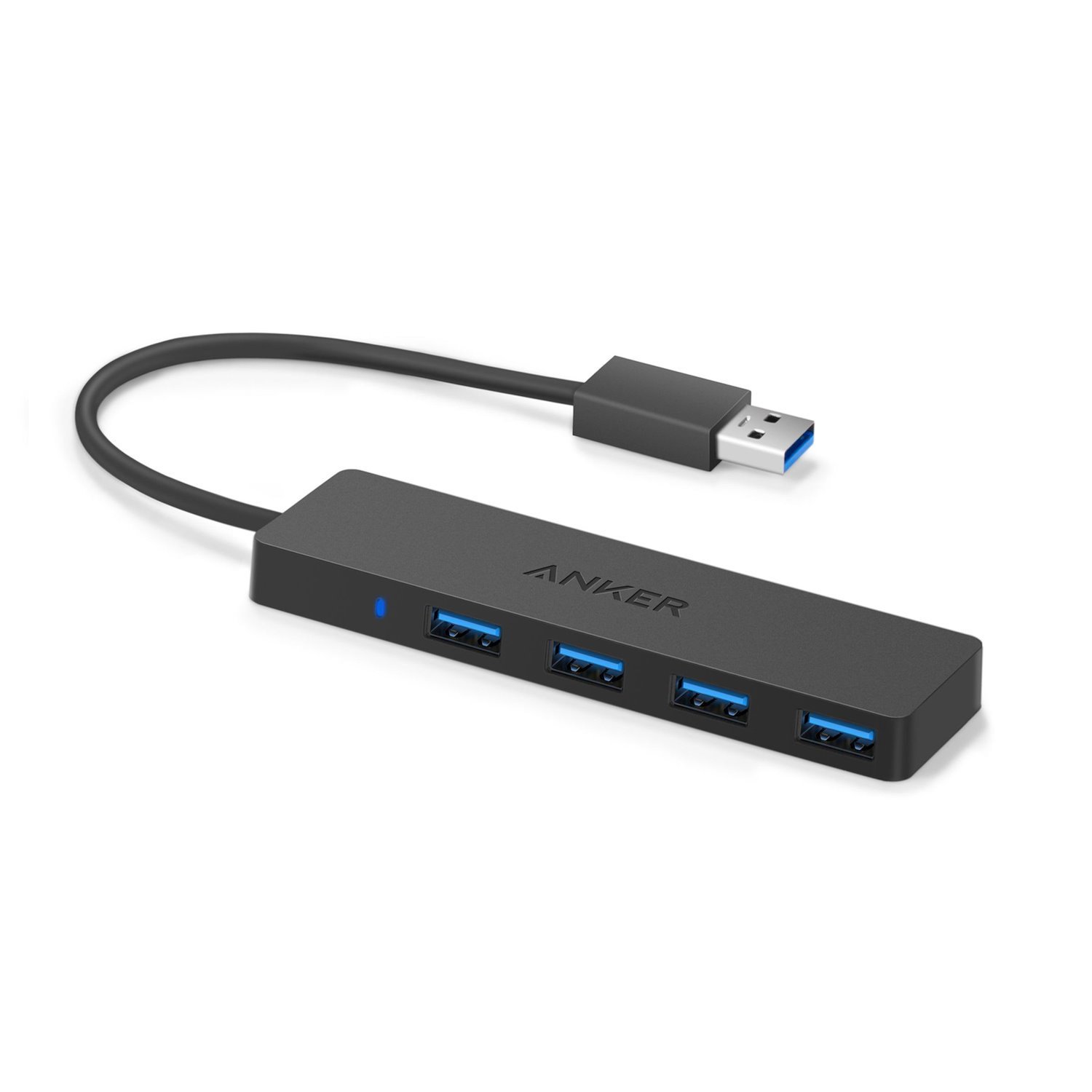 Anker A7516016 Usb 3.2 Gen 1 [3.1 Gen 1] Type-A 625 Mbit/S (4-Port Ultra Slim Usb3.0 Data Hub)