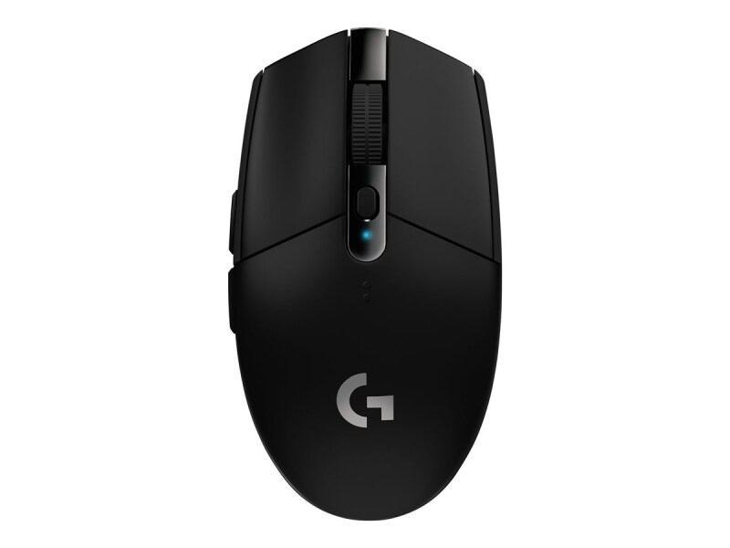 Logitech G305 Mouse - Wi-Fi - Black