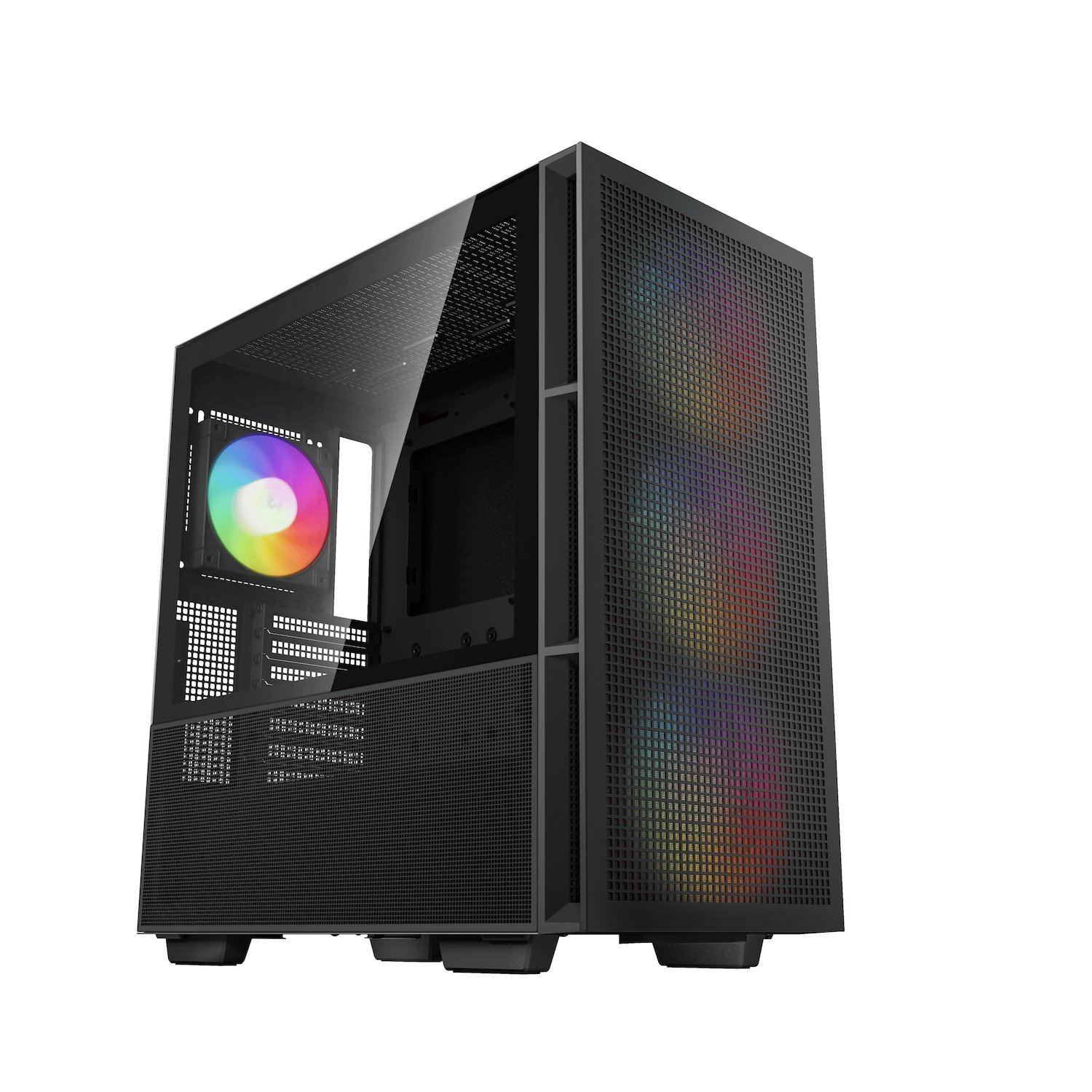 DeepCool CH560 Midi Tower Black (DeepCool CH560 Black Mid Tower Gaming Case Tempered Glass 4X Argb Fans E-ATX/ATX/MicroATX)