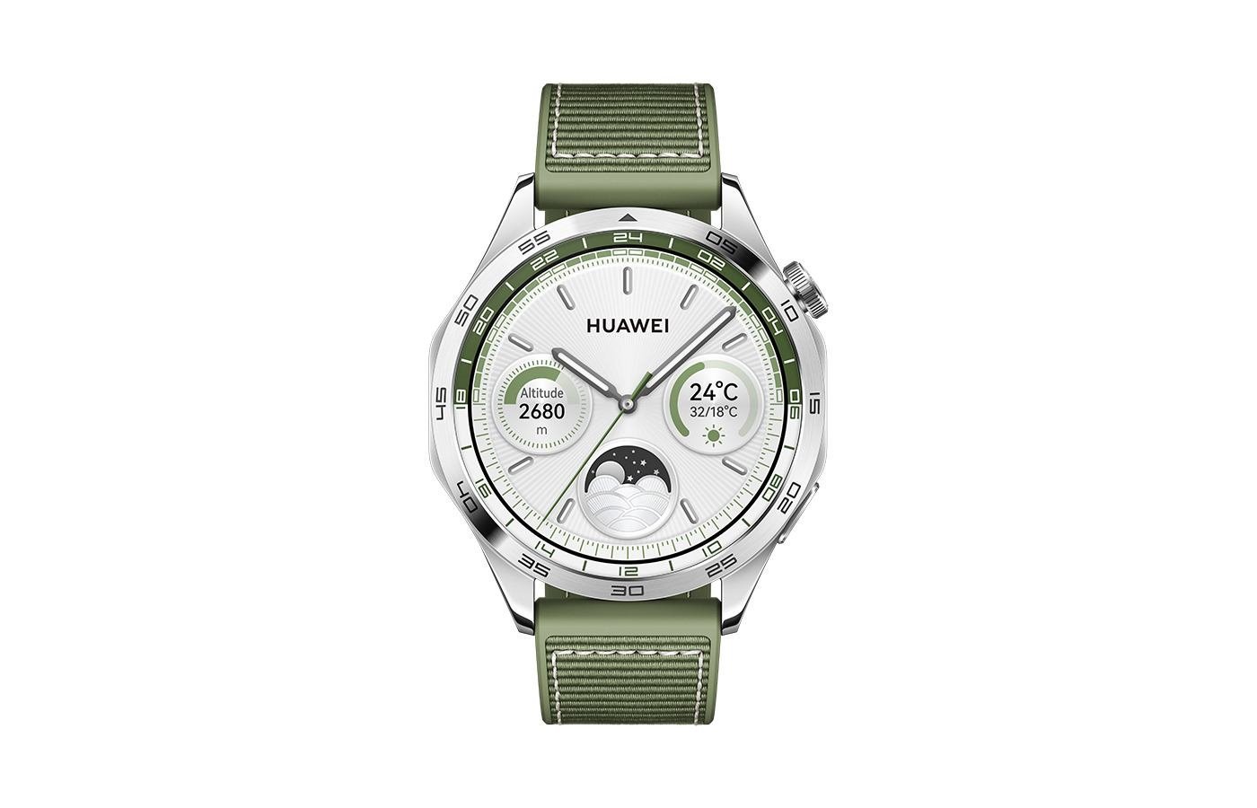 Huawei Watch GT4 46MM Green Woven Strap