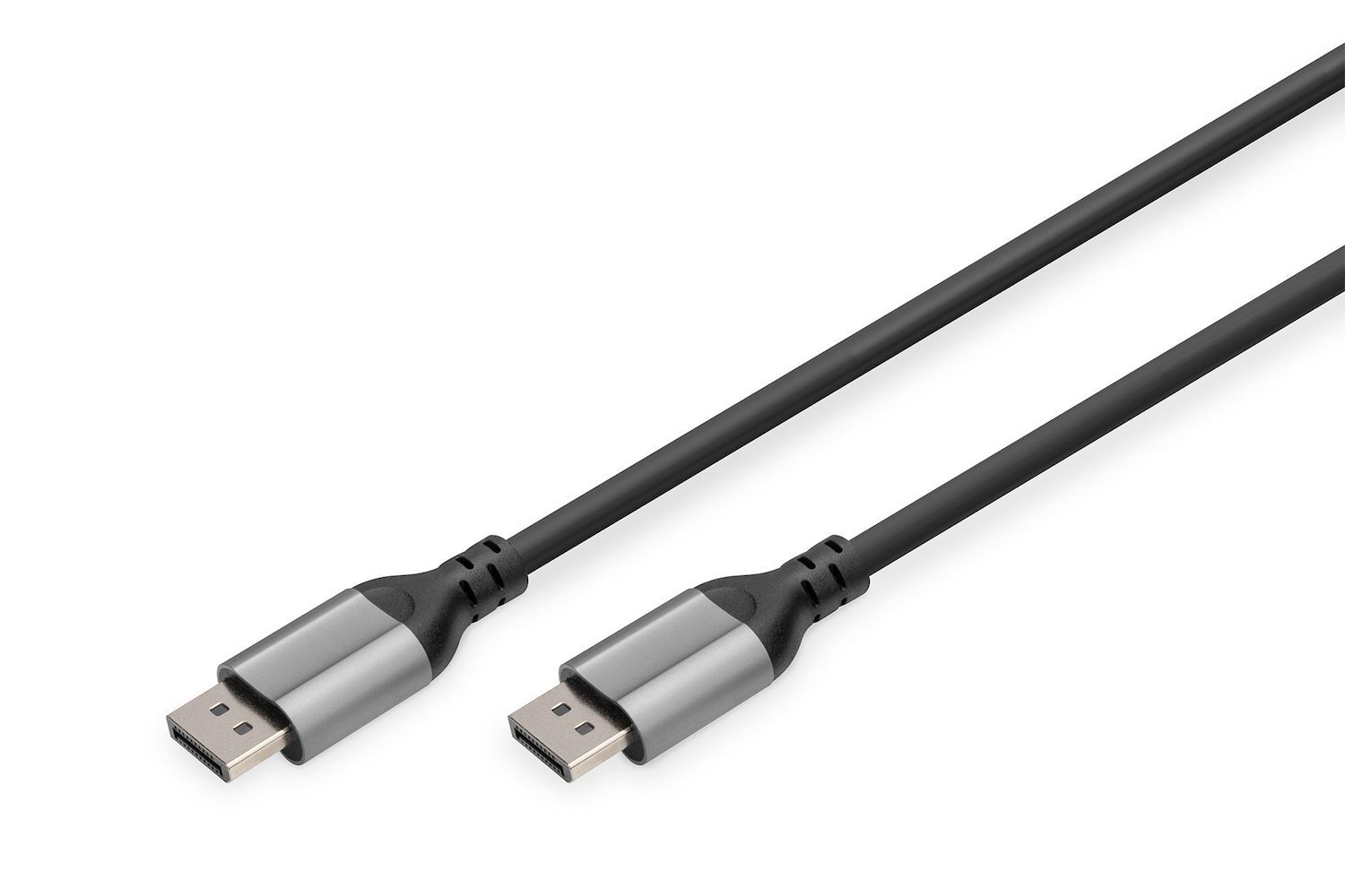 Digitus 8K DisplayPort Connection Cable Version 1.4 (1M 8K DP 1.4 Connection Cable - Alu Housing Black 60HZ)