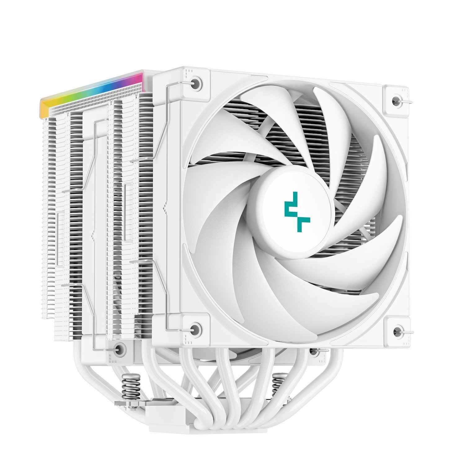 DeepCool Ak620 Digital WH Processor Air Cooler 12 CM White 1 PC[S] (DeepCool Ak620 Digital Cpu Cooler White 2X 120MM Fan Dual Tower Argb 6X Direct Touch Copper Heatpipes Intel/AMD)