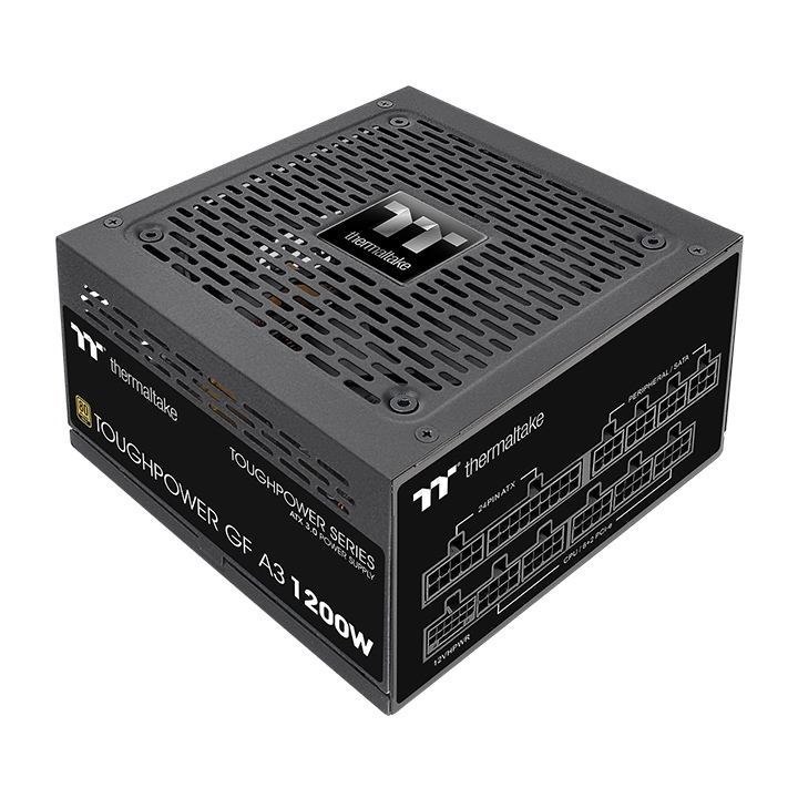 Thermaltake Toughpower GF A3 Power Supply Unit 1200 W 24-Pin Atx Atx Black (Toughpower GF A3/1200W/Fully Modular/Non Light/Full Range/Analog/80 Plus Gold/EU/JP Main CAP/All Flat Cables/Gen 5)