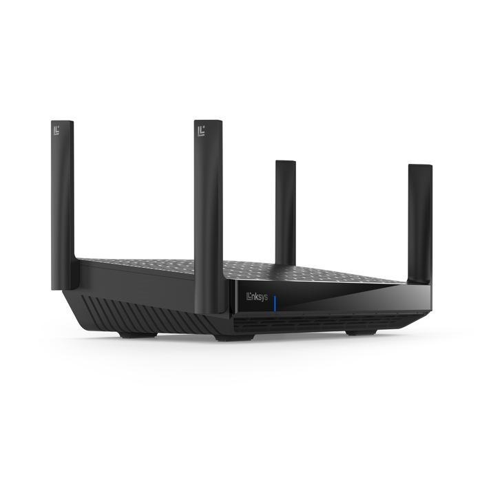 Linksys Hydra Pro 6E Wireless Router Gigabit Ethernet Tri-Band [2.4 GHz / 5 GHz / 5 GHz] Black (MR7500 Axe6600 5 GB Port Tr-Band)