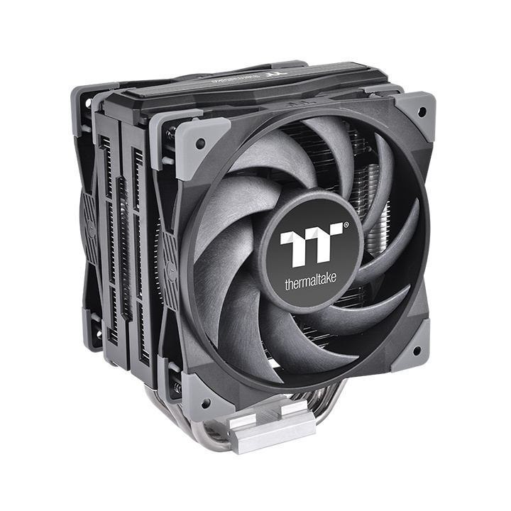 Thermaltake Toughair 510 Processor Cooler 12 CM Black (Toughair 510/Air Cooler/12025 X2/PWM 500~2000rpm/Al)