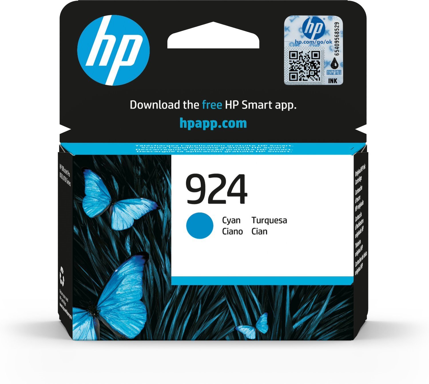 HP 924 Cyan Original Ink Cartridge (HP 924 Cyan Original Ink Cartridge)