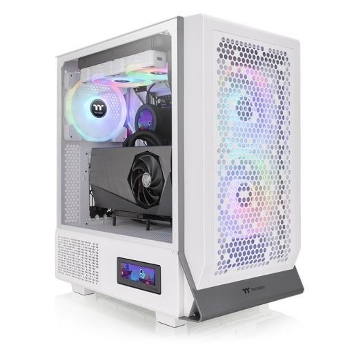 Thermaltake Ceres 300 TG Midi Tower White (Ceres 300 TG Argb Snow/White/Win/SPCC/Tempered Glass*1/CT140 Argb Fan*2/CT140 Fan*1/Brown Box)