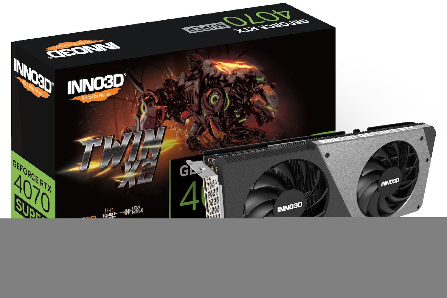 Inno3D Geforce RTX 4070 Super Twin X2 Nvidia 12 GB GDDR6X (GeForce RTX 4070 Super Twin X2)