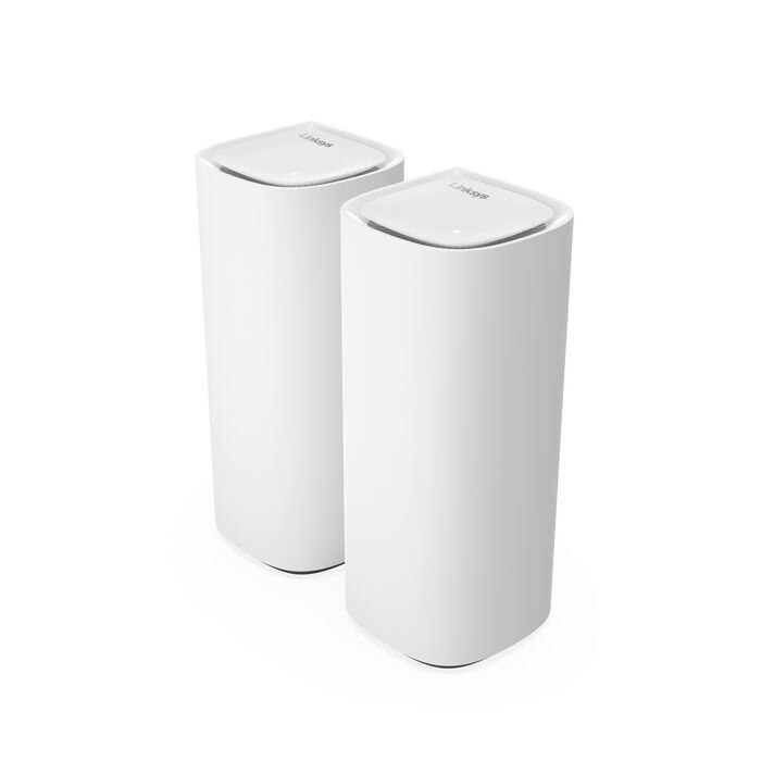 Linksys Velop Pro 7 Tri-Band [2.4 GHz / 5 GHz / 6 GHz] Wi-Fi 7 [802.11Be] White 5 Internal (Velop Mbe7000 Be11000 2PK)