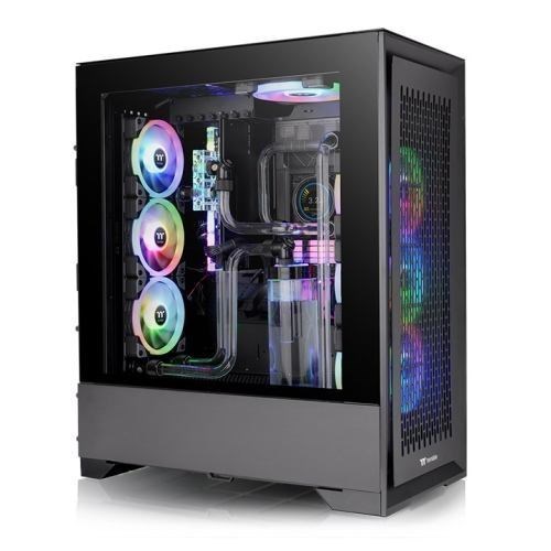 Thermaltake Cte T500 Air Full Tower Black (Cte T500 Air/Black/Win/SPCC/Tempered Glass*1/CT140 Fan*3)