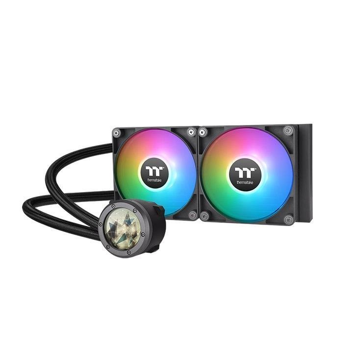 Thermaltake TH240 V2 Ultra Processor All-In-One Liquid Cooler 12 CM Black 1 PC[S] (TH240 V2 Ultra Argb SYNC Cpu Liquid Cooler/All-In-One Liquid Cooling System/Water Block 2.1In LCD/Fan 120*2/PWM 500~2