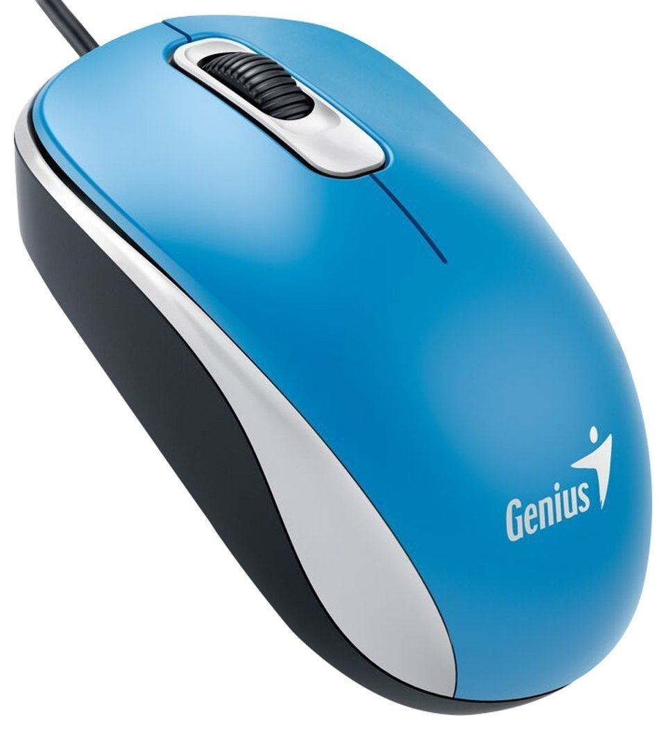 Genius DX-110 Mouse Ambidextrous Usb Type-A Optical 1000 Dpi (Genius DX-110 Wired Usb Plug And Play Mouse 1000 Dpi Optical Tracking 3 Button With Scroll Wheel Ambidextrous Design With 1.5M Cable B