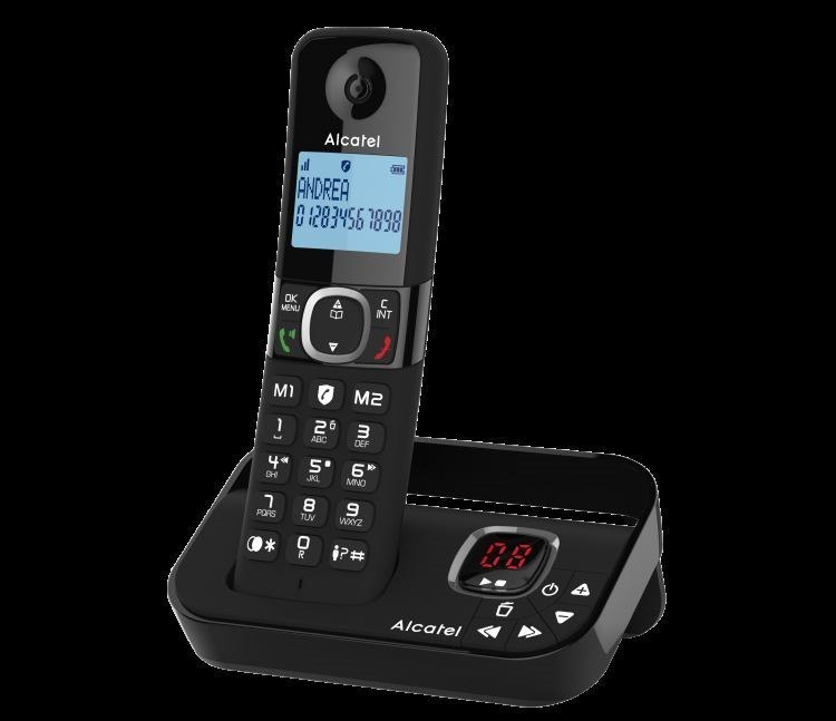 Alcatel F860 Single Dect Call Block Telephone And Answer Machine