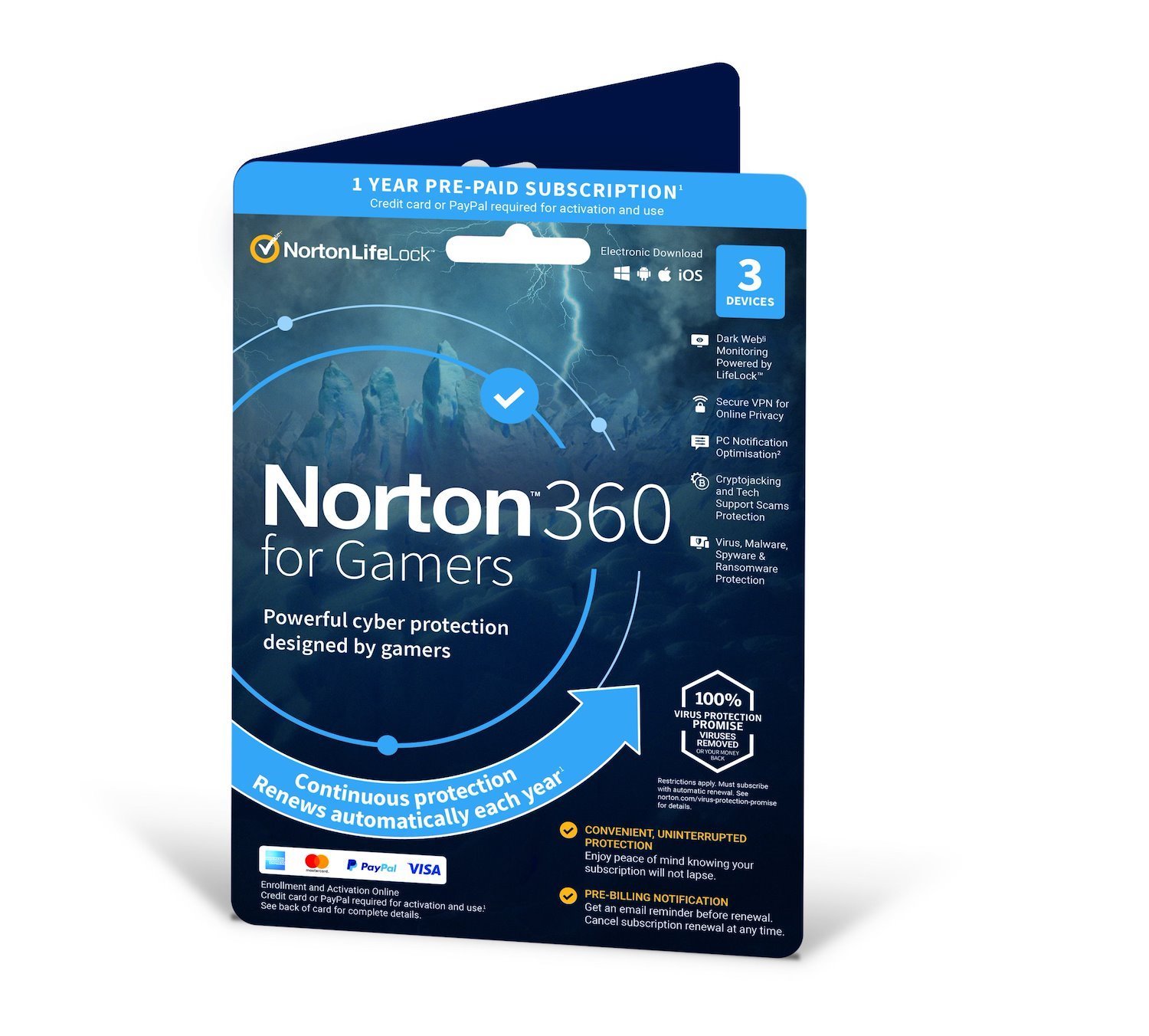 Norton 360 Gamers-Marks Elec Antivirus Security Full 1 License[S] 1 Year[S] (Norton 360 Gamers-Marks Elec)