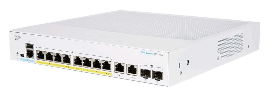 Cisco Business 250 CBS250-8PP-D 8 Ports Manageable Ethernet Switch - Gigabit Ethernet - 10/100/1000Base-T