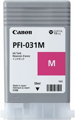 Canon PFI-031 Refill Ink Bottle - Magenta - Inkjet