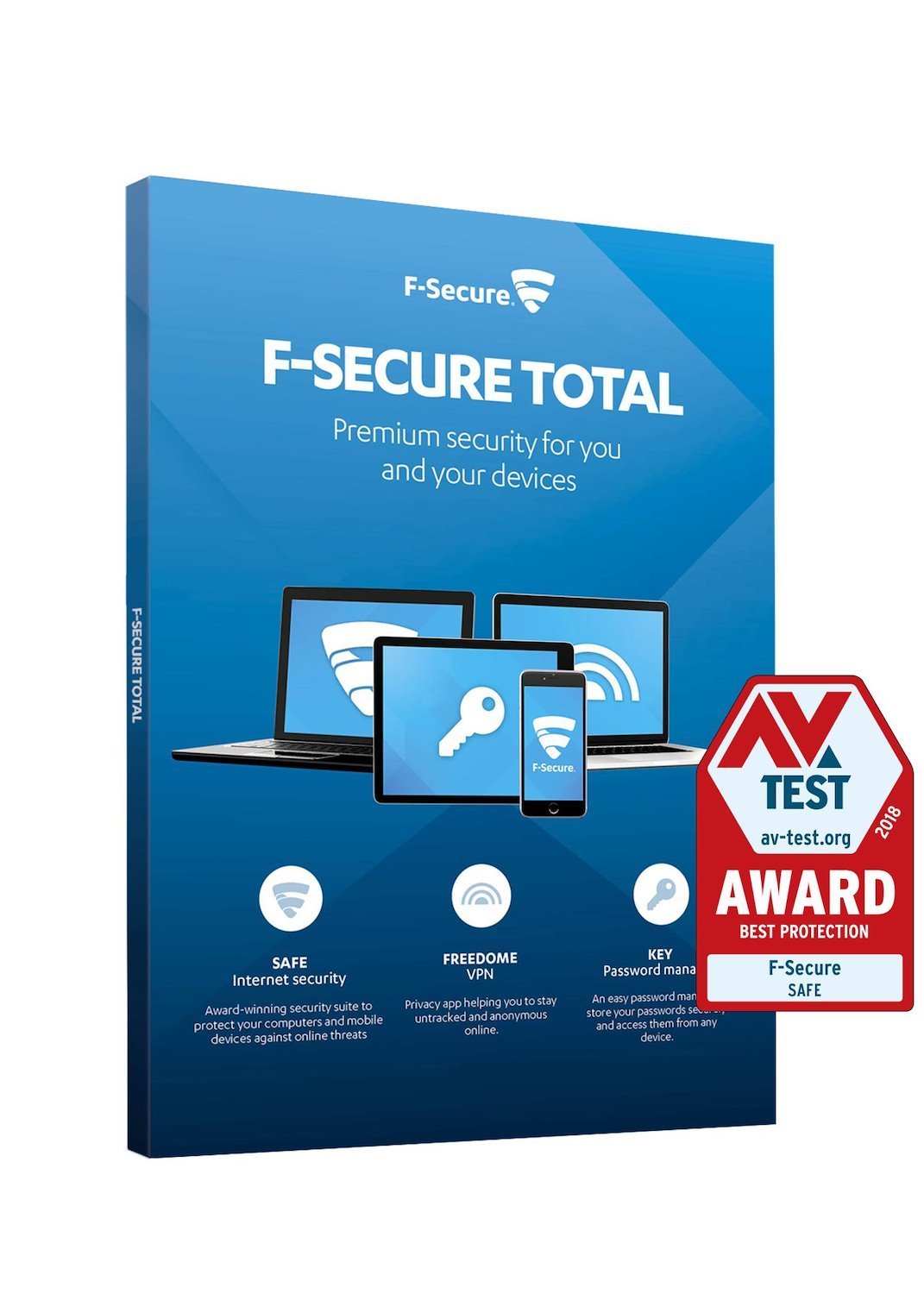 F-Secure Total Security And Privacy Antivirus Security Full Multilingual 2 Year[S] (F-Secure Total [2 Year 3 Device] Esd)