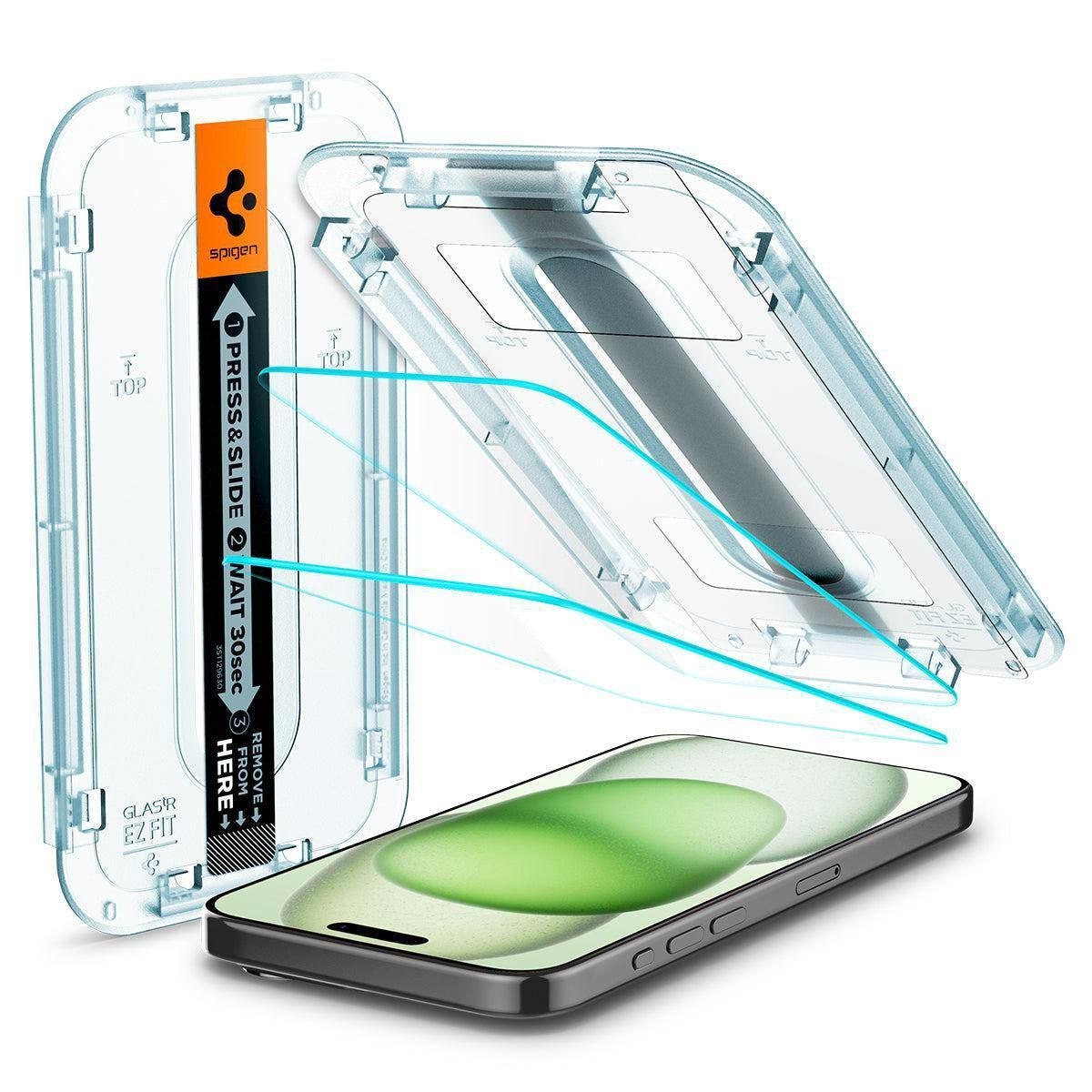 Spigen Mobile Phone Screen/Back - Protector Clear Screen - Protector Apple 2 Pc[S] - Warranty: 12M